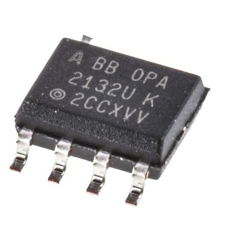 Texas Instruments Operační zesilovač OPA2132UA 8 MHz 18V, SOIC, počet kolíků: 8 kolíkový