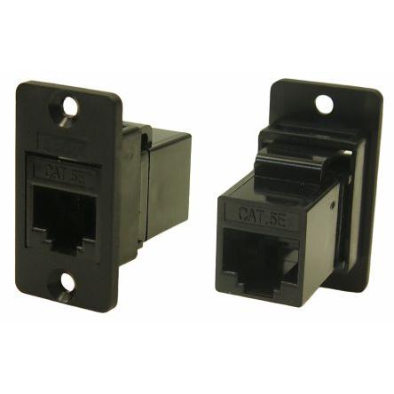 RS PRO Konektor RJ45, řada: FT Vnitřní Cat5e, počet cest: 8, Rovný, Montáž do panelu, počet portů: 1portový