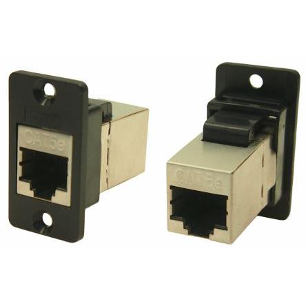 RS PRO Konektor RJ45, řada: FT Vnitřní Cat5e, počet cest: 8, Rovný, Montáž do panelu Stíněné, počet portů: 1portový
