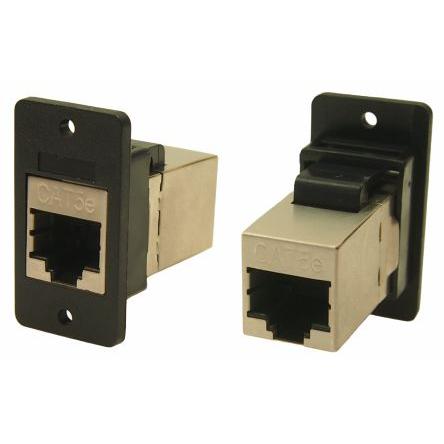 RS PRO Konektor RJ45, řada: FT Vnitřní Cat5e, počet cest: 8, Rovný, Montáž do panelu Stíněné, počet portů: 1portový