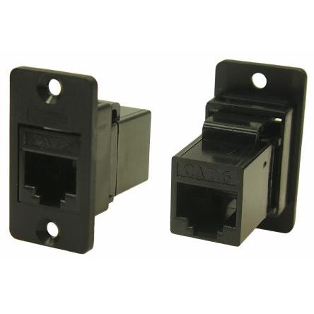 RS PRO Konektor RJ45, řada: FT Vnitřní Kat6, počet cest: 8, Pravoúhlý, Montáž do panelu, počet portů: 1portový