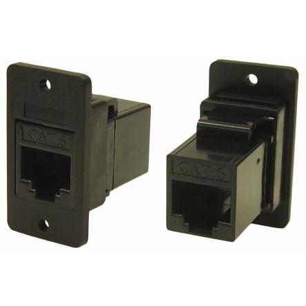 RS PRO Konektor RJ45, řada: FT Vnitřní Kat6, počet cest: 8, Pravoúhlý, Montáž do panelu, počet portů: 1portový