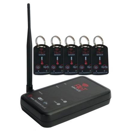 Základna dálkového ovládání RIOT-SYSTEMP-8S5 Vysílač-přijímač 868 MHz FM RF Solutions