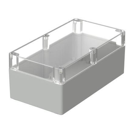 Bopla Univerzální skříň, řada: Euromas IP65 Stíněné barva Světle šedá barva Krystalicky čirý Polykarbonát 360 mm 149.5