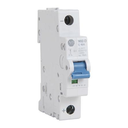 Allen Bradley Miniaturní jistič, rozsah: 1492-D 1pólový 4A vypínací výkon 15 kA, charakteristika: Typ C, rozsah: 1492-D1