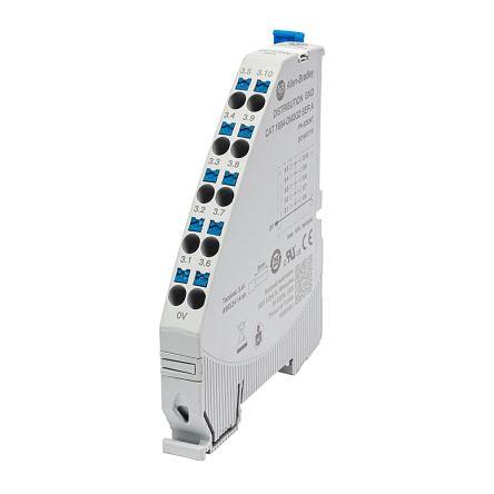 Allen Bradley Elektronický jistič, řada: 1694-DM, rozsah: 1694 24V, počet kanálů: 2, 20A Lišta DIN, šířka: 80mm,