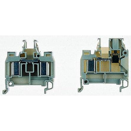 Entrelec Svorkovnice pro montáž na lištu DIN 1SNA199051R2600, řada: SNA, 1kV ac Šedá 1.5mm² 1 Šroubová