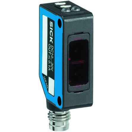 SICK Fotoelektrický snímač, řada: W100 Laser Laserové světlo Blok Kabel, výstup: NPN Difuzní IP65