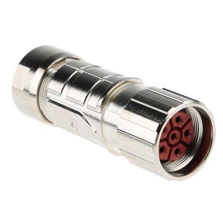 Kulatý konektor, počet kontaktů: 6, Kabel, velikost: Standard Lapp, pohlaví kontaktu: Vnitřní, orientace těla: Rovný