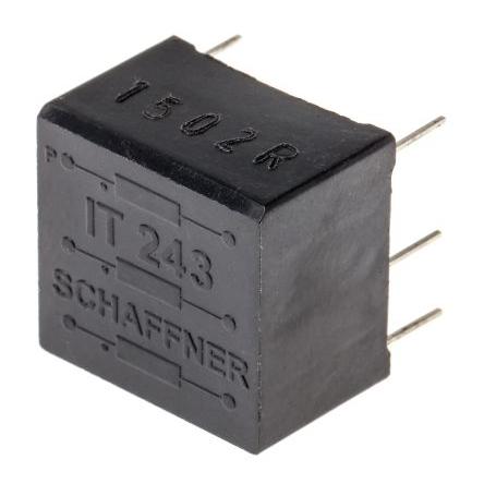 Schaffner Impulzový transformátor 1:1:1 Průchozí otvor 2.5 mH 0.8Ω