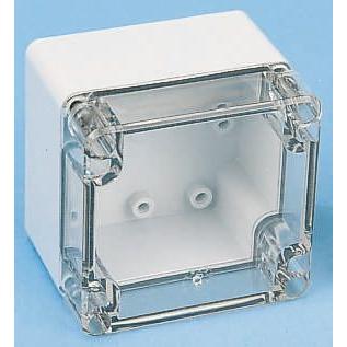 Fibox Pouzdro, řada: Euronorm II IP66, IP67 Nestíněný barva Šedá IK08 barva Šedá Polykarbonát 120 mm 55 mm 80 mm