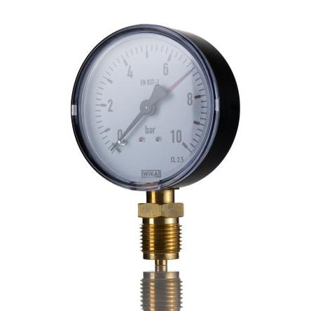 Tlakoměr Se závitem 9013598 63 mm G 1/4 Plastové, 60 °C 5 bar -1 bar WIKA