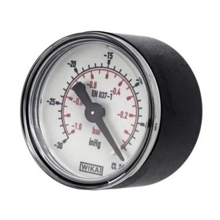 Tlakoměr Se závitem 9083880 63 mm G 1/4 Plastové, 60 °C 0 bar -1 bar WIKA