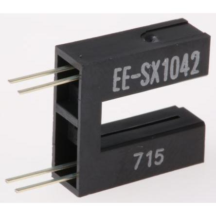 Třmenový optický snímač, řada: EE-SX EE-SX1042 Průchozí otvor výstup: Tranzistor Omron