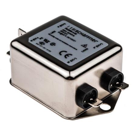 Filtr EMI, řada: FN2060, 220 nF, 250V ac/dc, 400Hz, Montáž na rám 2.5 mH, Fast-On, 3 A, počet fází: 1, 0.734 mA,