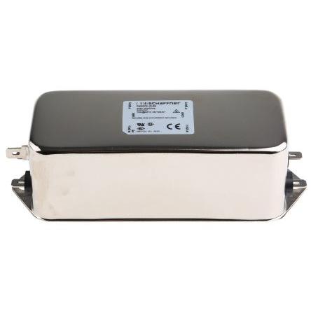 Filtr EMI, řada: FN2070, 4.7 nF, 250V ac/dc, 400Hz, Montáž na rám 4.5 mH, Fast-On, 10 A, počet fází: 1, 0.734 mA,
