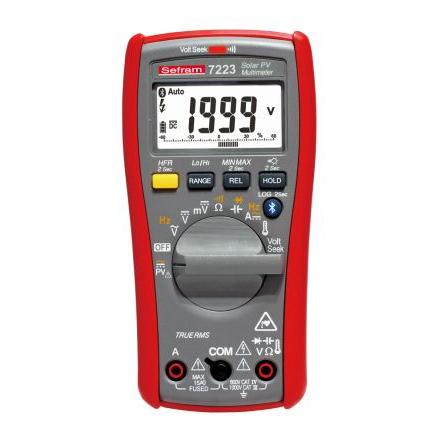Multimetr SEFRAM 722X Digitální, typ displeje: Digitální 1 kV ac, číslo modelu: 7223 Sefram True RMS 10 A dc