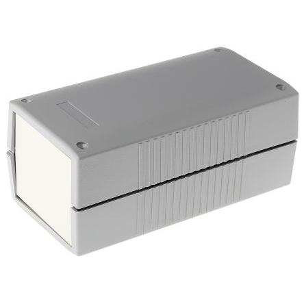 RS PRO Pouzdro na přístroje, řada: G4 IP54 ABS 80 mm barva Šedá 190 mm 100 mm