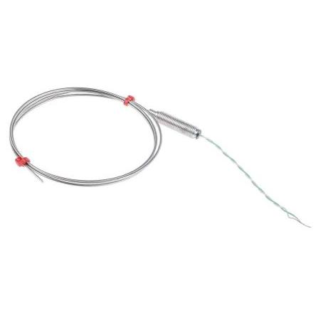 Termočlánek s minerální izolací 100 mm kabel typ K Nerezová ocel 1 m sonda 1.5 mm na 1100 °C IEC, RoHS Compliant RS PRO