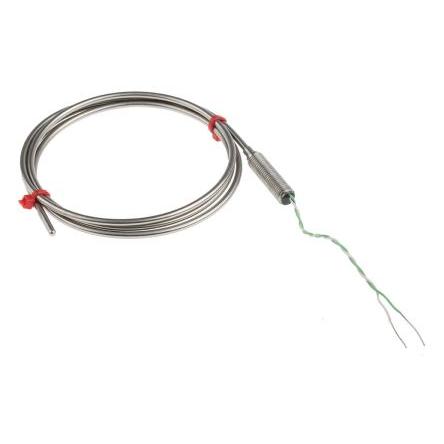 Termočlánek s minerální izolací 100 mm kabel typ K Nerezová ocel 316 1 m sonda 3 mm na 1100 °C IEC, RoHS Compliant RS