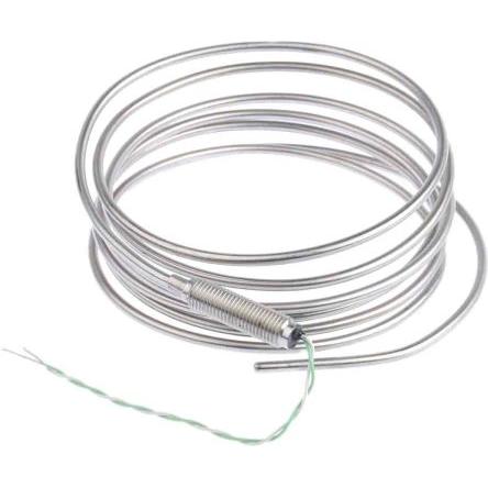 Termočlánek s minerální izolací 100 mm kabel typ K Nerezová ocel 316 2 m sonda, -40 °C 3 mm na 1100 °C IEC, RoHS
