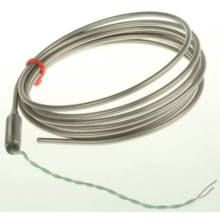 Termočlánek s minerální izolací RS014/0816 100 mm kabel typ K Inconel 600 2 m sonda, -40 °C 3 mm na 1100 °C IEC, RoHS