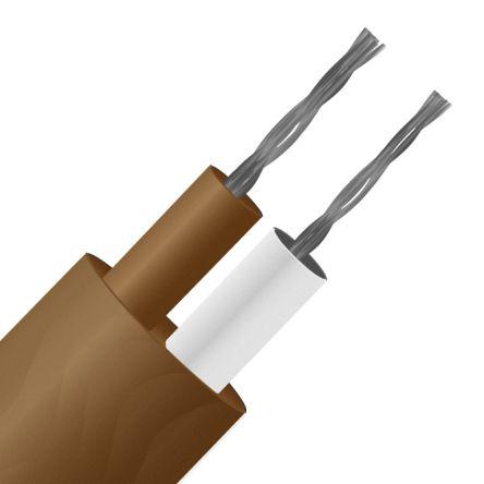 RS PRO Termočlánkový kabel/drát T 105 °C Polyvinylchlorid 10 m Stíněný, prameny vodičů: 7 x 0.2 mm