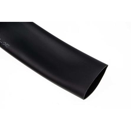 TE Connectivity Teplem smrštitelné bužírky průměr 19 mm Černá smršťovací poměr 2:1 Elastomer 5m, řada: DR-25