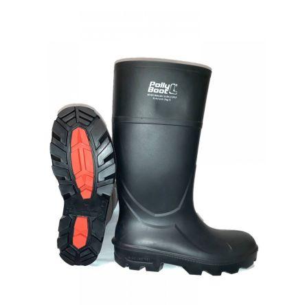 Bezpečnostní obuv obuv Unisex, Ocel 9, Černá Pollyboot