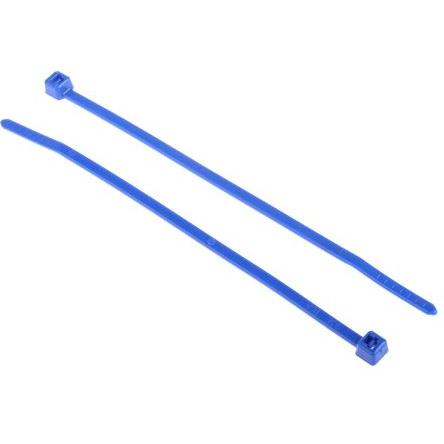 Stahovací páska Nerozpojitelné 116-01816 T18R-PA66-BU 100 mm 2.5mm Modrá Nylon 66 HellermannTyton