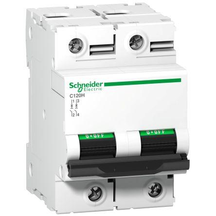 Schneider Electric Miniaturní jistič, rozsah: Acti9 C120 2pólový 125A vypínací výkon 15000 A, charakteristika: Typ C,