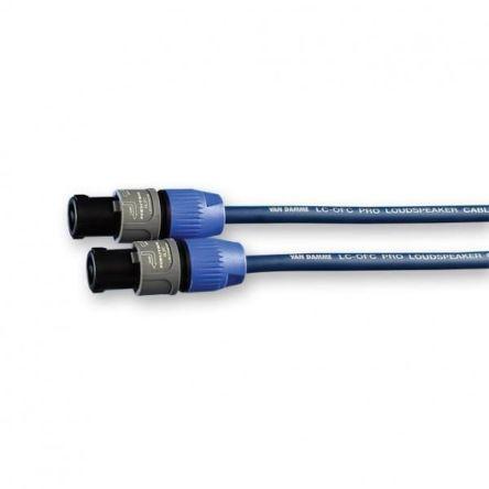 Reproduktorový kabel 2žilový Van Damme 3 m, Modrá