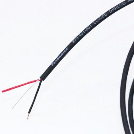 Vícepárový instalační kabel, řada: Digilog Van Damme 100 m, Černá