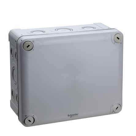 Schneider Electric Rozvodná skříň Polypropylen Šedá 195 mm 195mm řada Mureva Box IP55 90 mm
