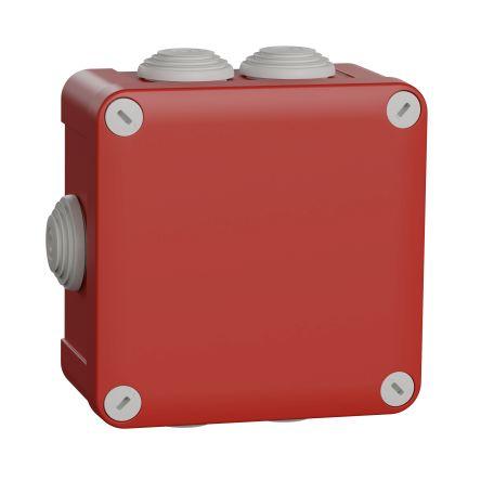 Schneider Electric Rozvodná skříň Polypropylen Červená 25 mm 118 mm 118mm řada Mureva Box IP55 61 mm