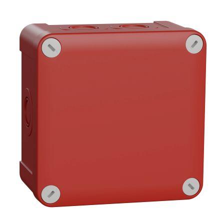 Schneider Electric Rozvodná skříň Polypropylen Červená 121 mm 121mm řada Mureva Box IP55 87 mm