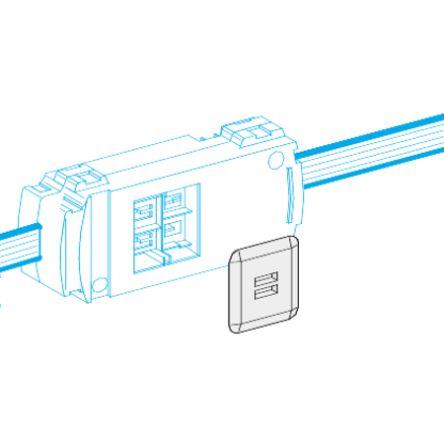 Schneider Electric Zaslepovací deska pro sběrnicové rozvody Canalis