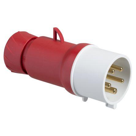 Schneider Electric Uzavírací zástrčka, řada: Mureva, IP44, Kabel, formát pólů: 3P+N+PE, orientace těla: Rovný barva