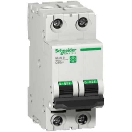 Schneider Electric Miniaturní jistič, rozsah: Multi9 2pólový 8A vypínací výkon 14 kA, charakteristika: Typ C, rozsah:
