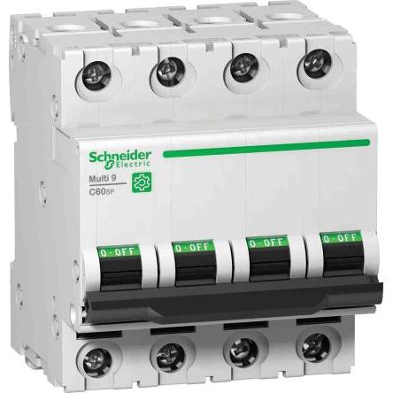 Schneider Electric Miniaturní jistič, rozsah: Multi9 4pólový 10A vypínací výkon 14 kA, charakteristika: Typ C, rozsah: