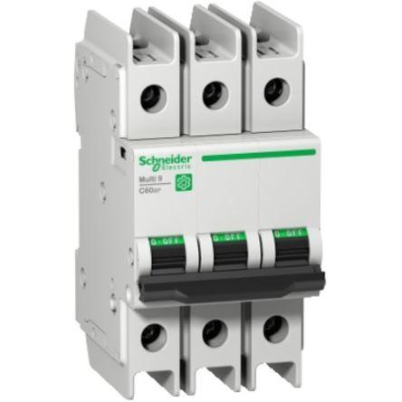 Schneider Electric Miniaturní jistič, rozsah: Multi9 3pólový 15A vypínací výkon 6 kA, charakteristika: Typ C, rozsah: