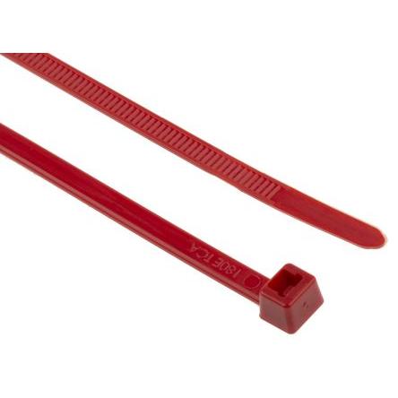 Stahovací páska Nerozpojitelné 111-60106 LK2A-PA66-RD 270 mm 4.6mm Červená Nylon 66 HellermannTyton