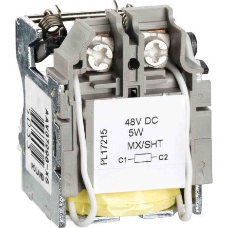 Schneider Electric, rozsah: ComPacT NSX 48V Pevný Vypínací obvod Vypínací napěťová spoušť