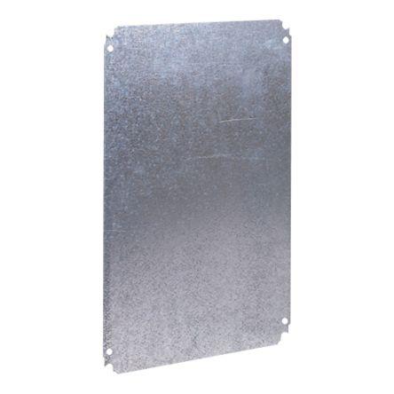 Schneider Electric Montážní deska, délka: 640 mm x 375mm Kryt PLA, Pozinkovaná ocel
