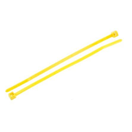 Stahovací páska Nerozpojitelné 111-01811 T18R-PA66-YE 100 mm 2.5mm Žlutá Nylon 66 HellermannTyton