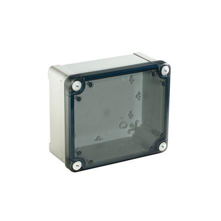 Schneider Electric Nástěnná krabice, řada: PanelSeT IP66 Polykarbonát Šedá 241 mm Průhledné dveře 291 mm 88 mm