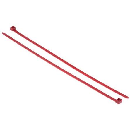 Stahovací páska Nerozpojitelné 111-12002 T120R(E)-PA66-RD 380 mm 7.6mm Červená Nylon 66 HellermannTyton