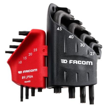 Sada klíčů Torx, počet kusů: 8 T27, T40, T15, T25, T30, T10, T20, T45 tvar L Facom
