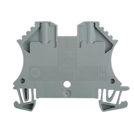 Allen Bradley Napájení přes svorkovnici, řada: 1492-J3 2.5mm², Lišta DIN Čirá, počet cest: 2 25A, 28AWG, 600V Šroubová