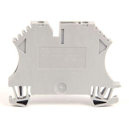 Allen Bradley Zásuvný blok Terminal, řada: 1492-J3P 2.5mm², Lišta DIN Bílá, počet cest: 2 20A, 30AWG, 600V zásuvný modul